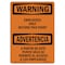 Signmission OSHA Sign, 10" H, 14" W, Rigid Plastic, Employees Only Beyond This Point Bilingual, Landscape OS-WS-P-1014-L-12598 - alternate 1